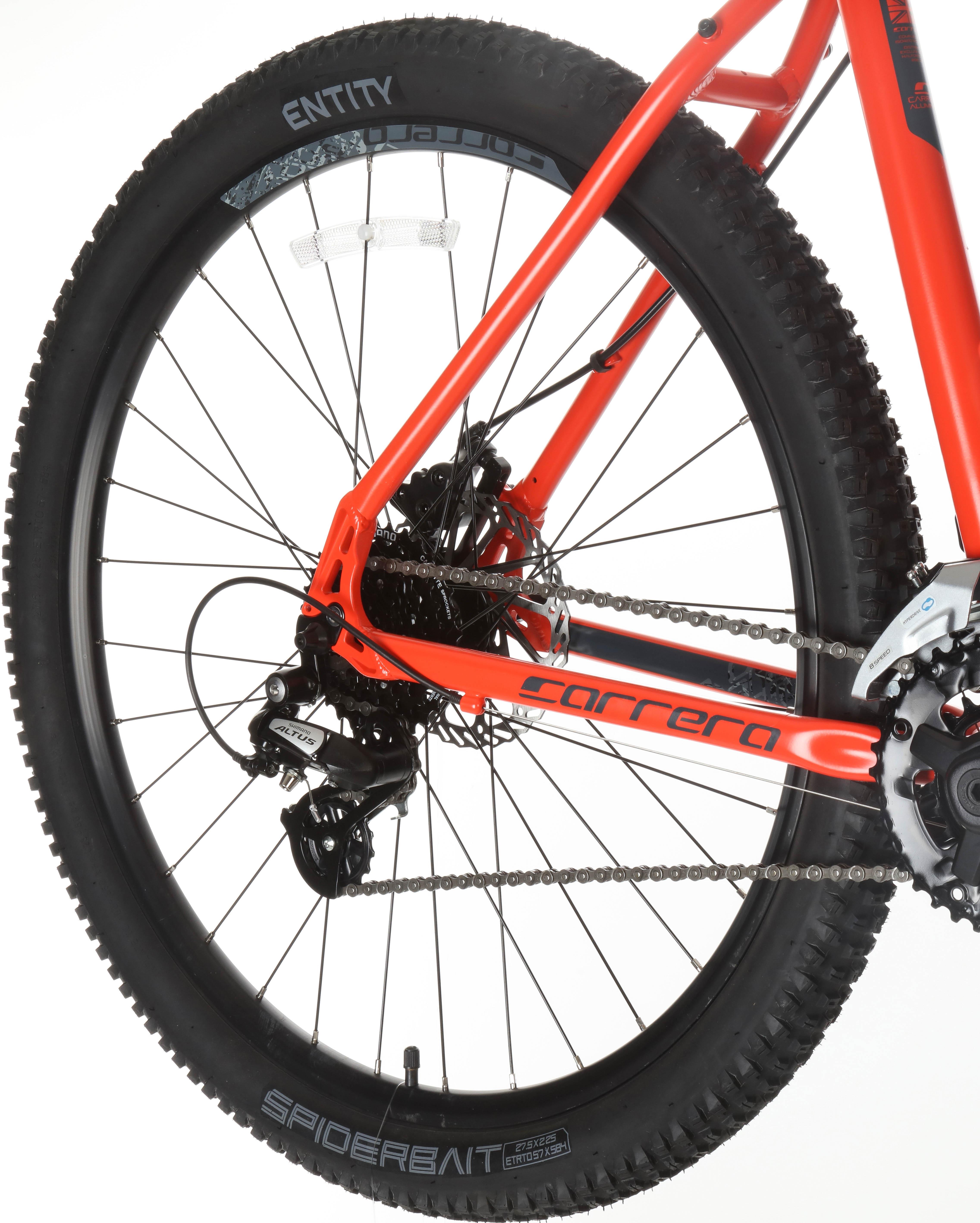 Carrera Vengeance Mountain Bike, Orange - XS, S, M, L, XL Frames