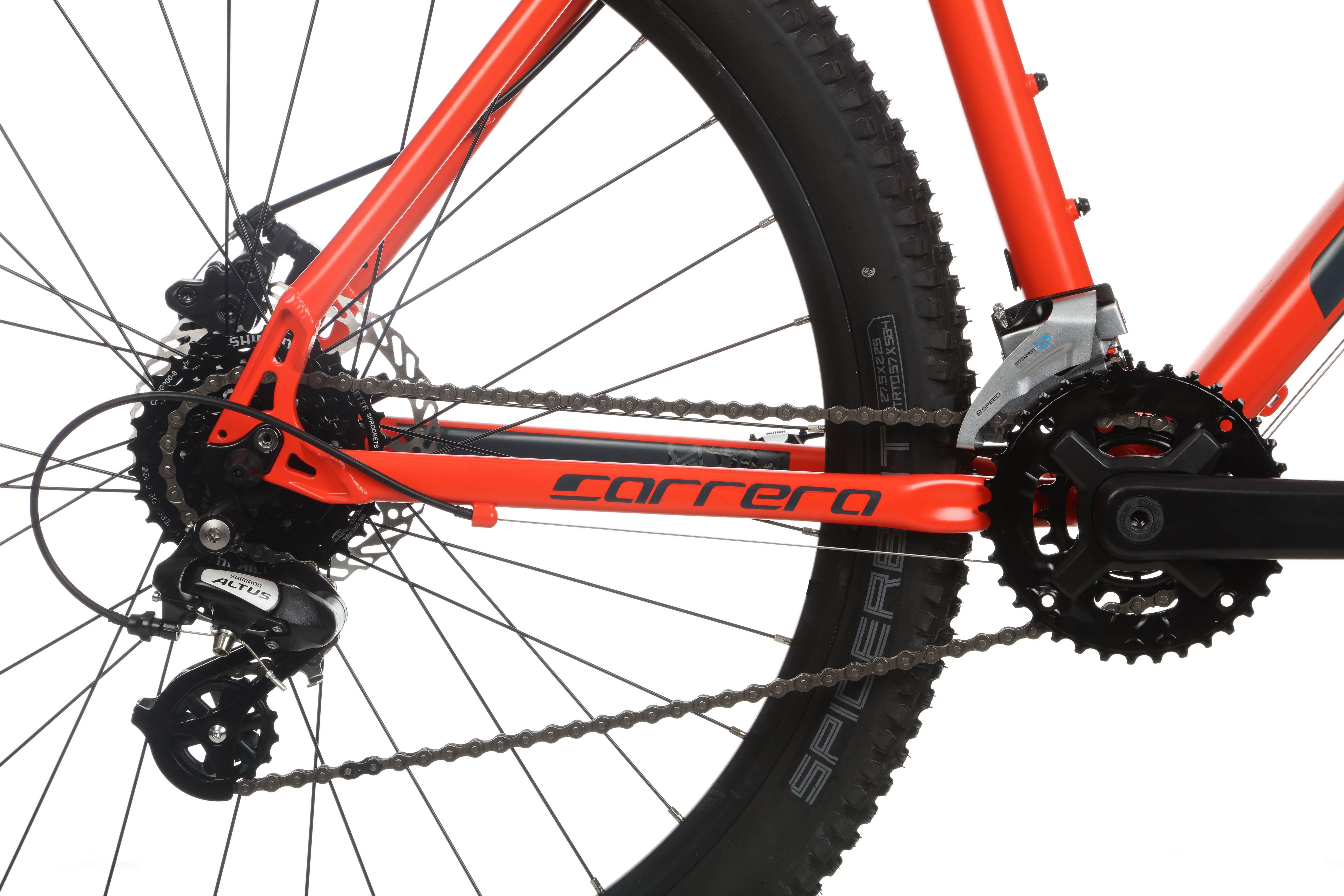 Carrera Vengeance Mountain Bike, Orange - XS, S, M, L, XL Frames