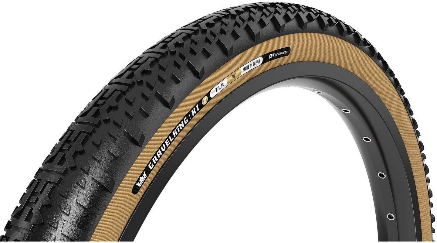 Halfords Panaracer Gravel King X1 R Tlr Tyre, Black/Amber 700X35C | Extra 8% off for BC Members