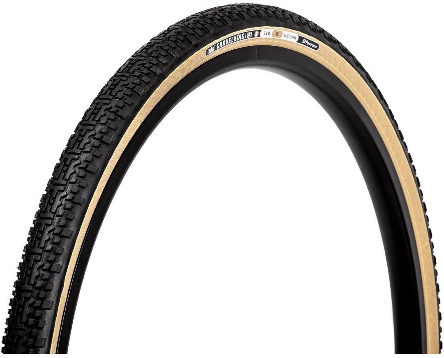 Panaracer Gravel King X1 R TLR Tyre, Black/Amber 700x40c