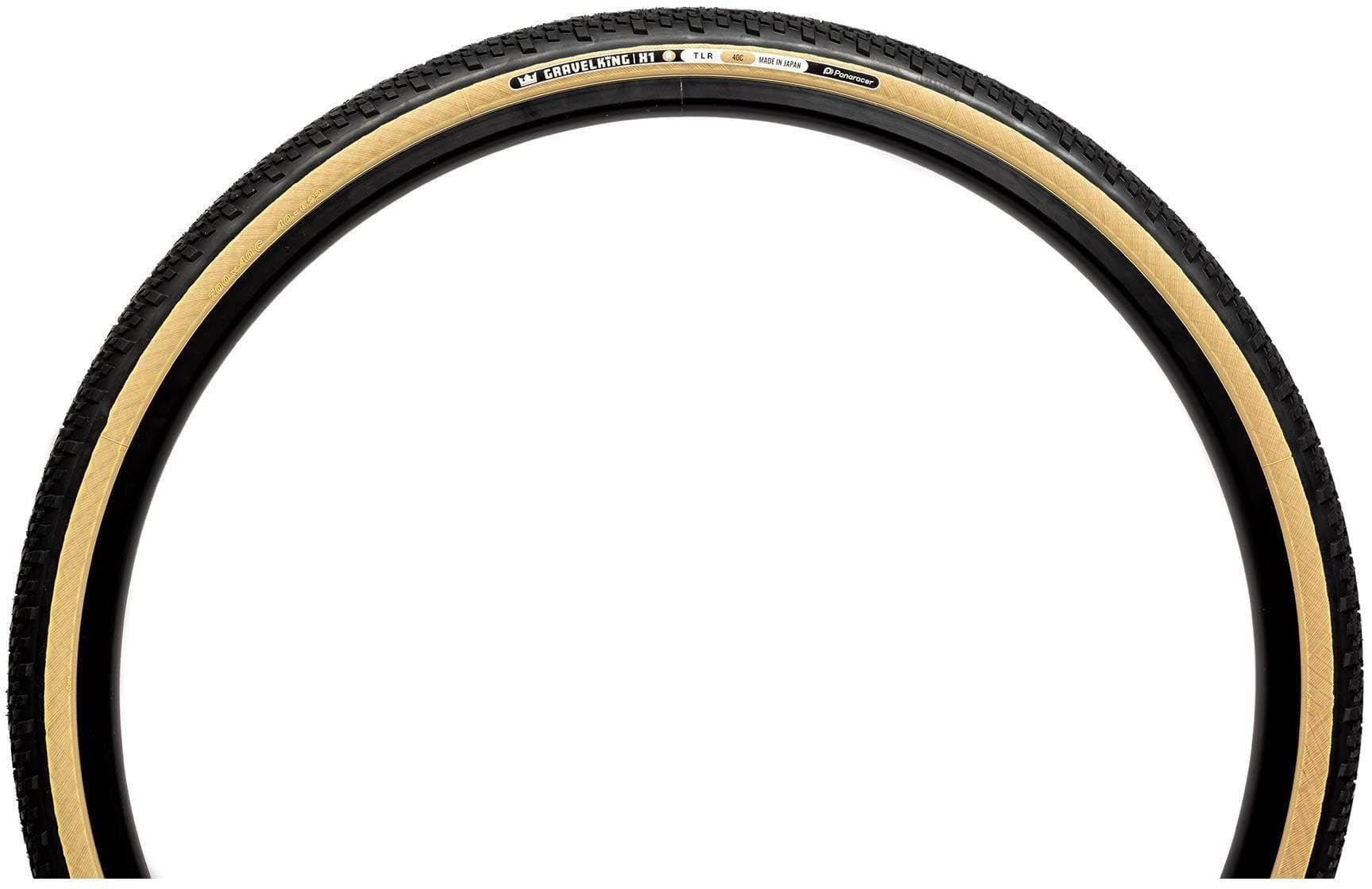 Panaracer Gravel King X1 R TLR Tyre, Black/Amber 700x40c