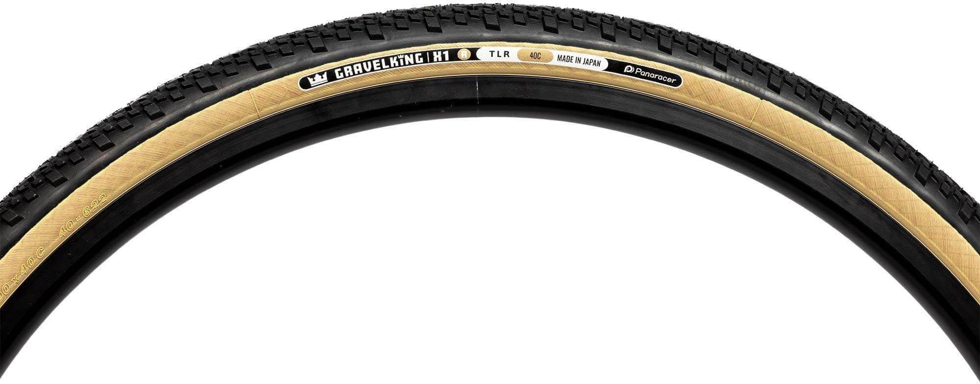 Panaracer Gravel King X1 R TLR Tyre, Black/Amber 700x40c