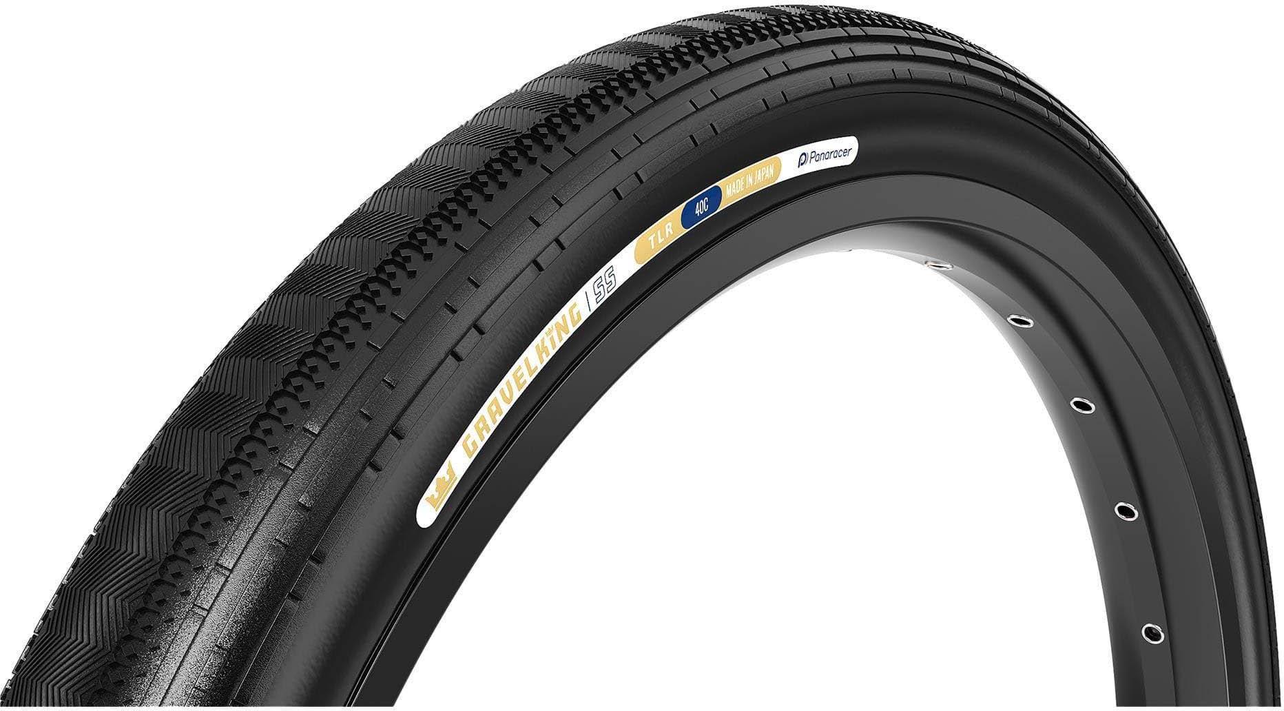 Panaracer Gravel King Semi Slick TLR Tyre Black/Black 700x40c