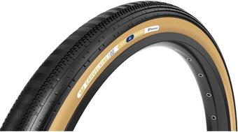 Panaracer Gravel King Semi Slick TLR Tyre Black/Brown 700x35c