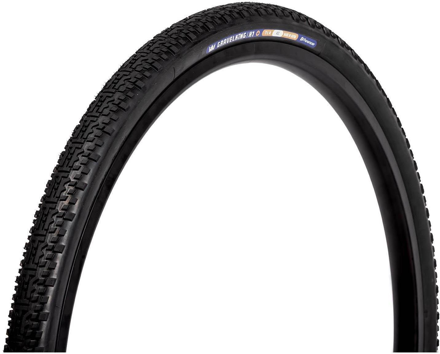 Panaracer Gravel King X1 Plus TLR Tyre, Black/Black 700x40c