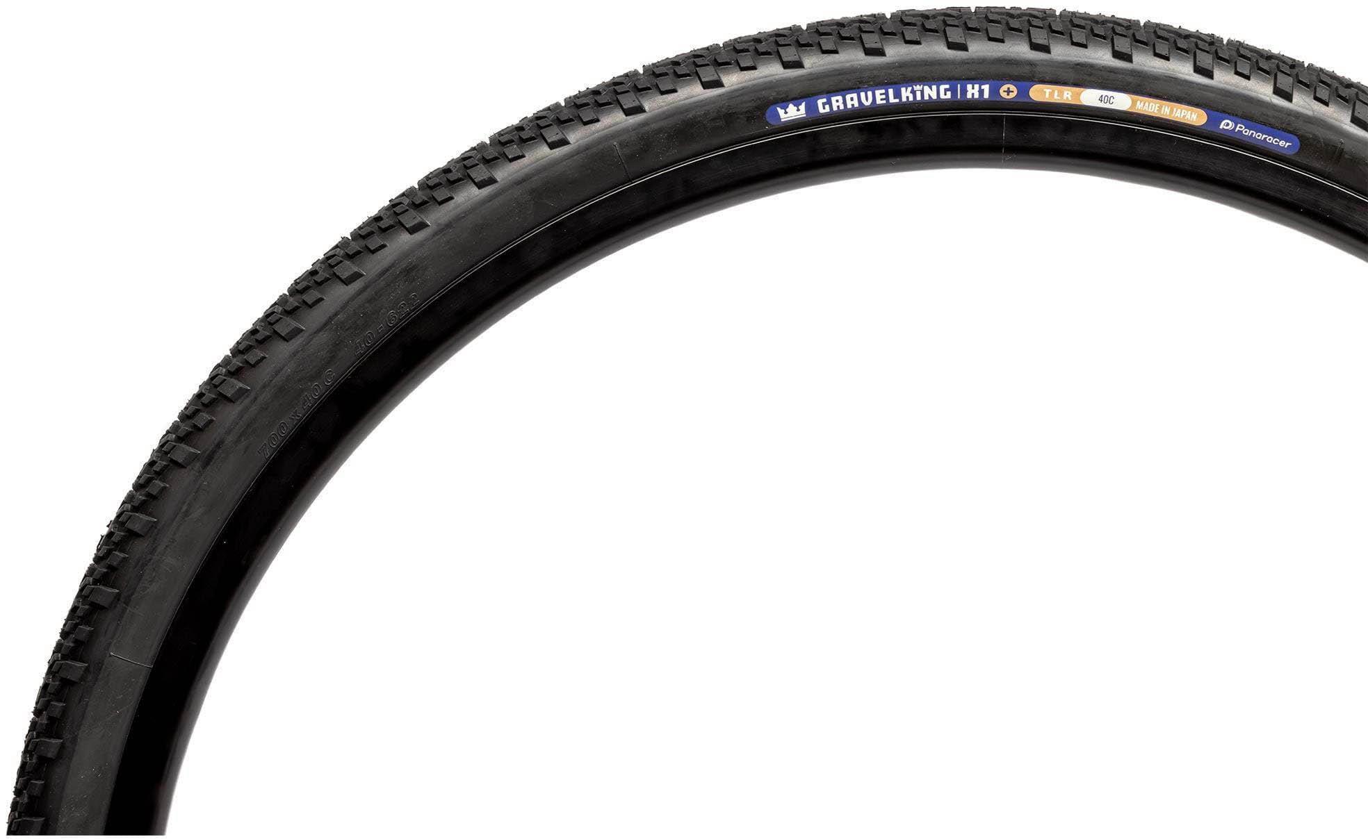 Panaracer Gravel King X1 Plus TLR Tyre, Black/Black 700x40c