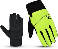 Halfords Ridge Thermal Gel Gloves Fluro M | Extra 8% off for BC Members