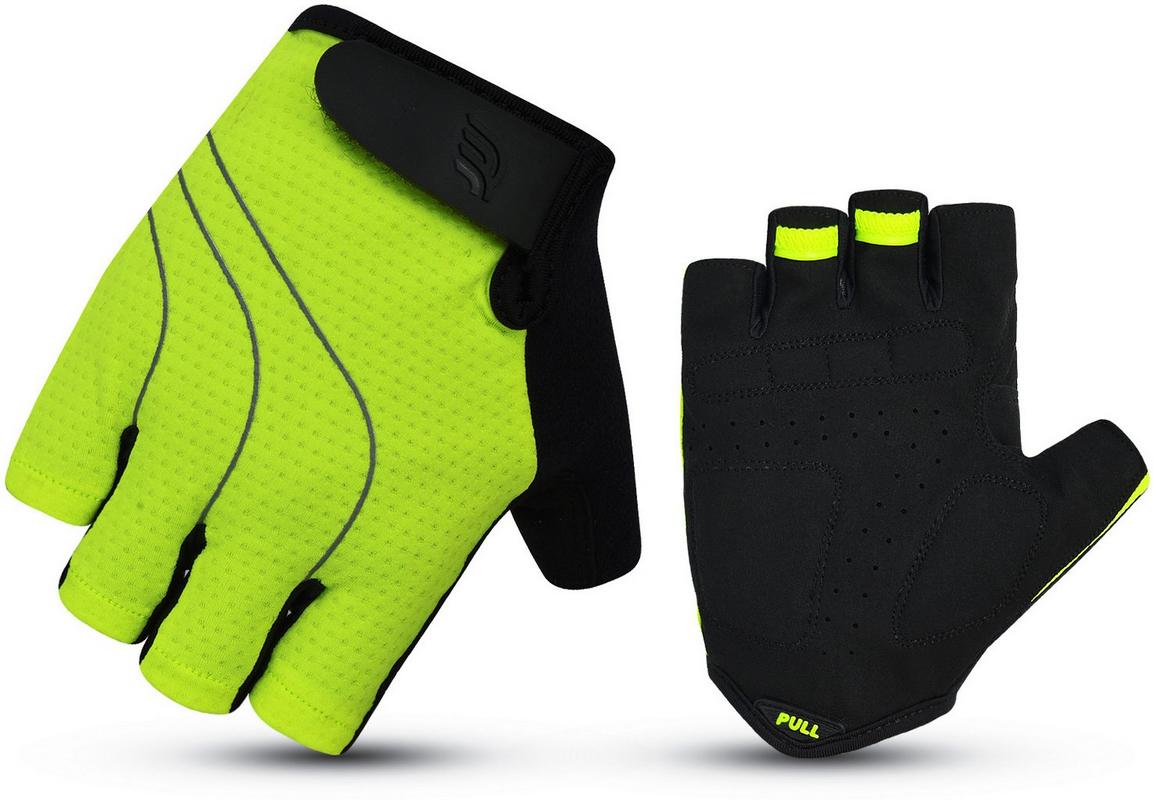 Halfords Ridge Cycle Mitts Fluro L | Extra 8% off for BC Members