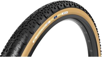 Halfords Panaracer Gravel King X1 Tlr Tyre, Black/Brown 700X35C | Extra 8% off for BC Members