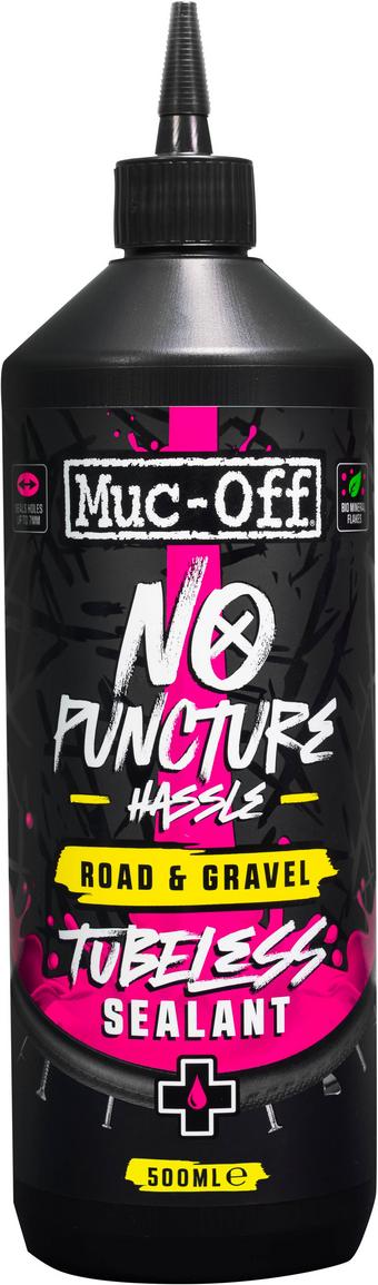 Muc-Off No Puncture Hassle Road & Gravel Tubeless Sealant, 500ml