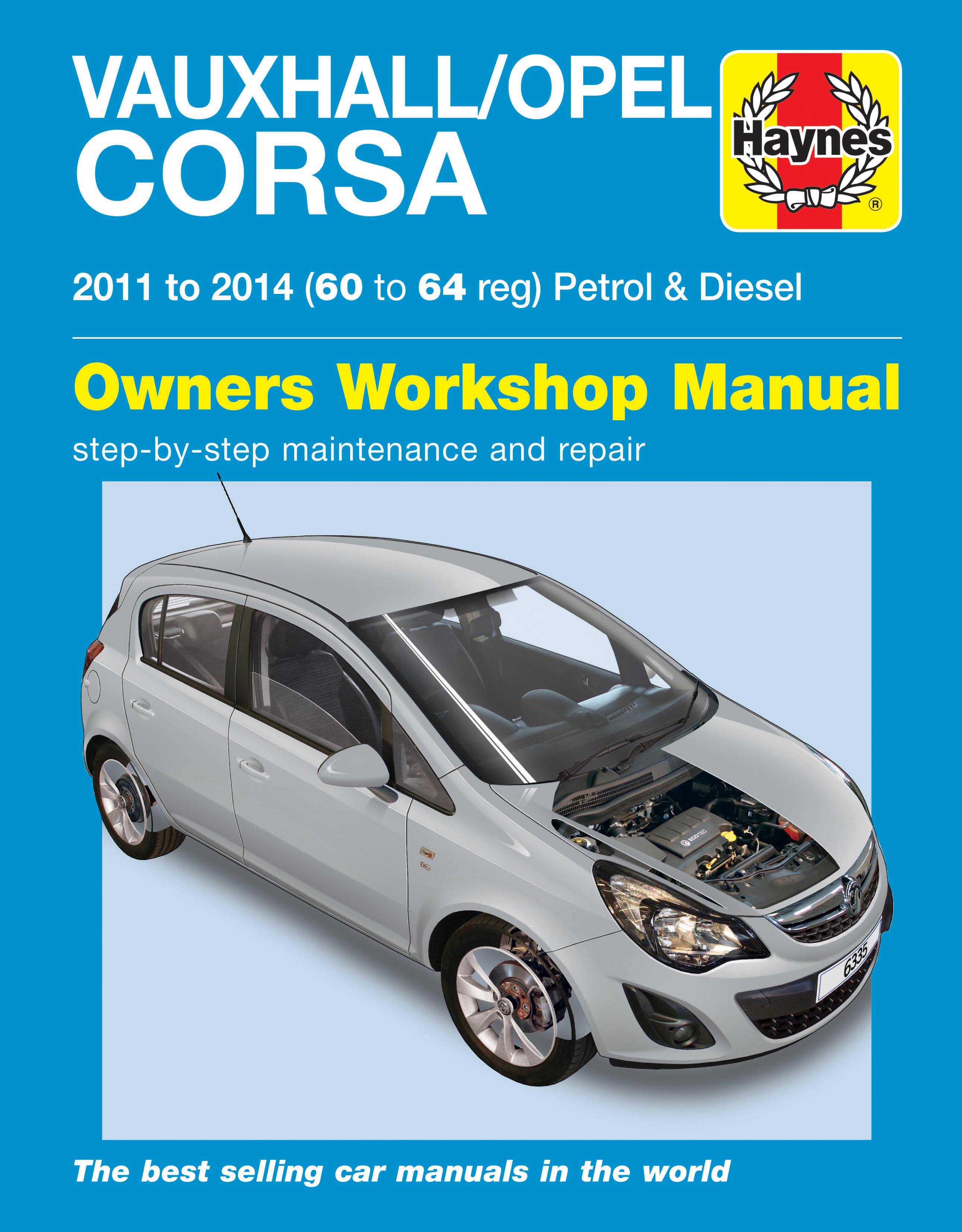 Haynes Vauxhall/Opel Corsa Petrol & Diesel (2011-2014) Manual