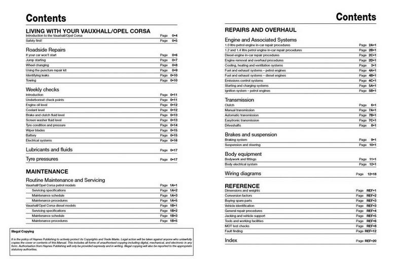 Haynes Vauxhall/Opel Corsa Petrol & Diesel (2011-2014) Manual Haynes Vauxhall/Opel Corsa Petrol & Diesel (2011-2014) Manual