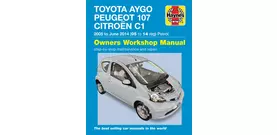 Haynes Toyota Aygo, Peugeot 107 & Citroen C1 Petrol (2005-2014) Manual | Halfords Uk