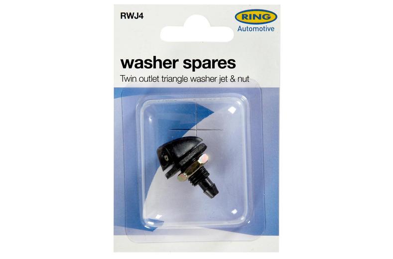 Ring Washer Spares - Twin Outlet Triangle Washer Jet & Nut RWJ4 Ring Washer Spares - Twin Outlet Triangle Washer Jet & Nut RWJ4