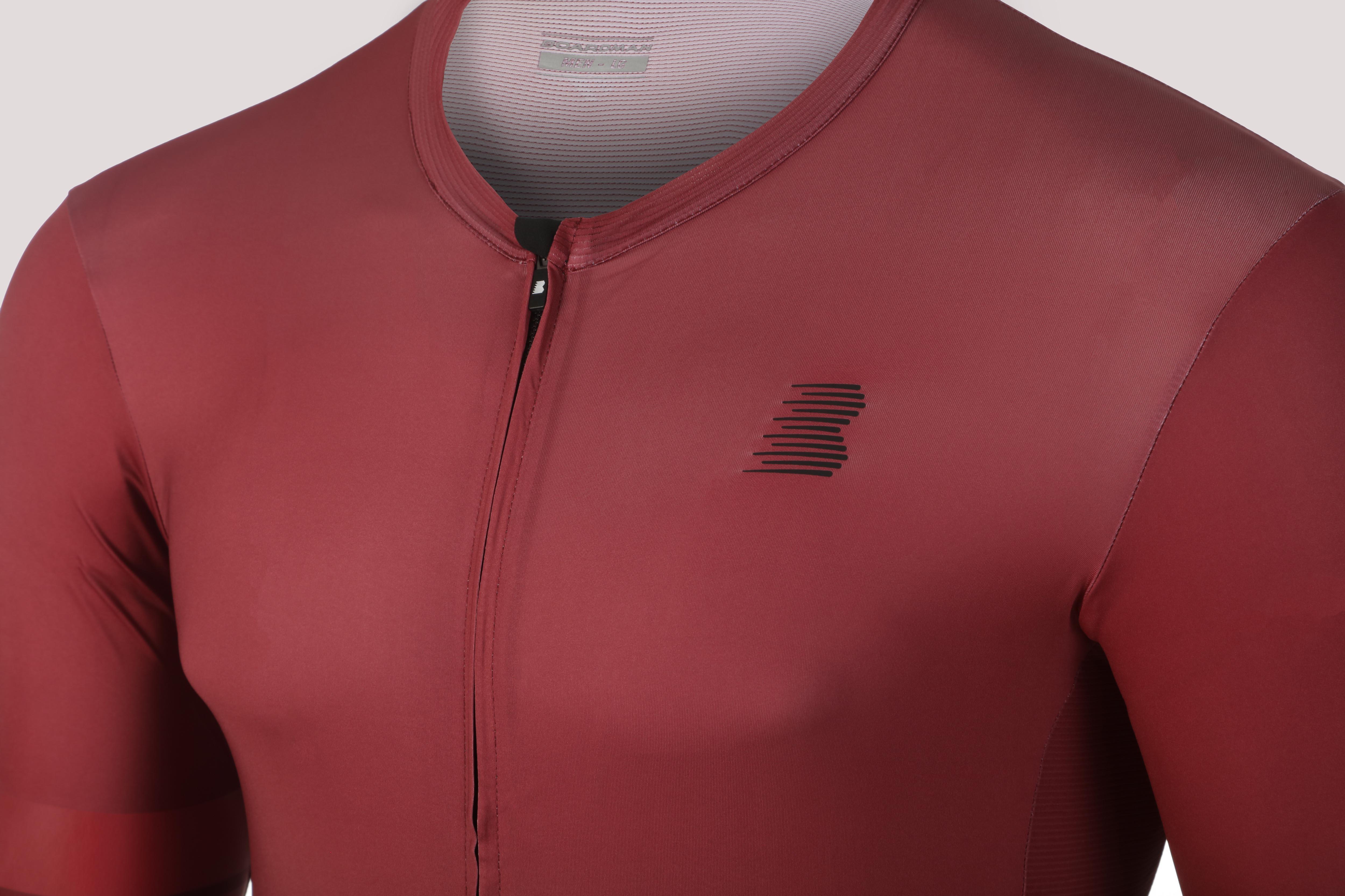 Boardman Mens 9 Series Short Sleeve Jersey, Burgundy