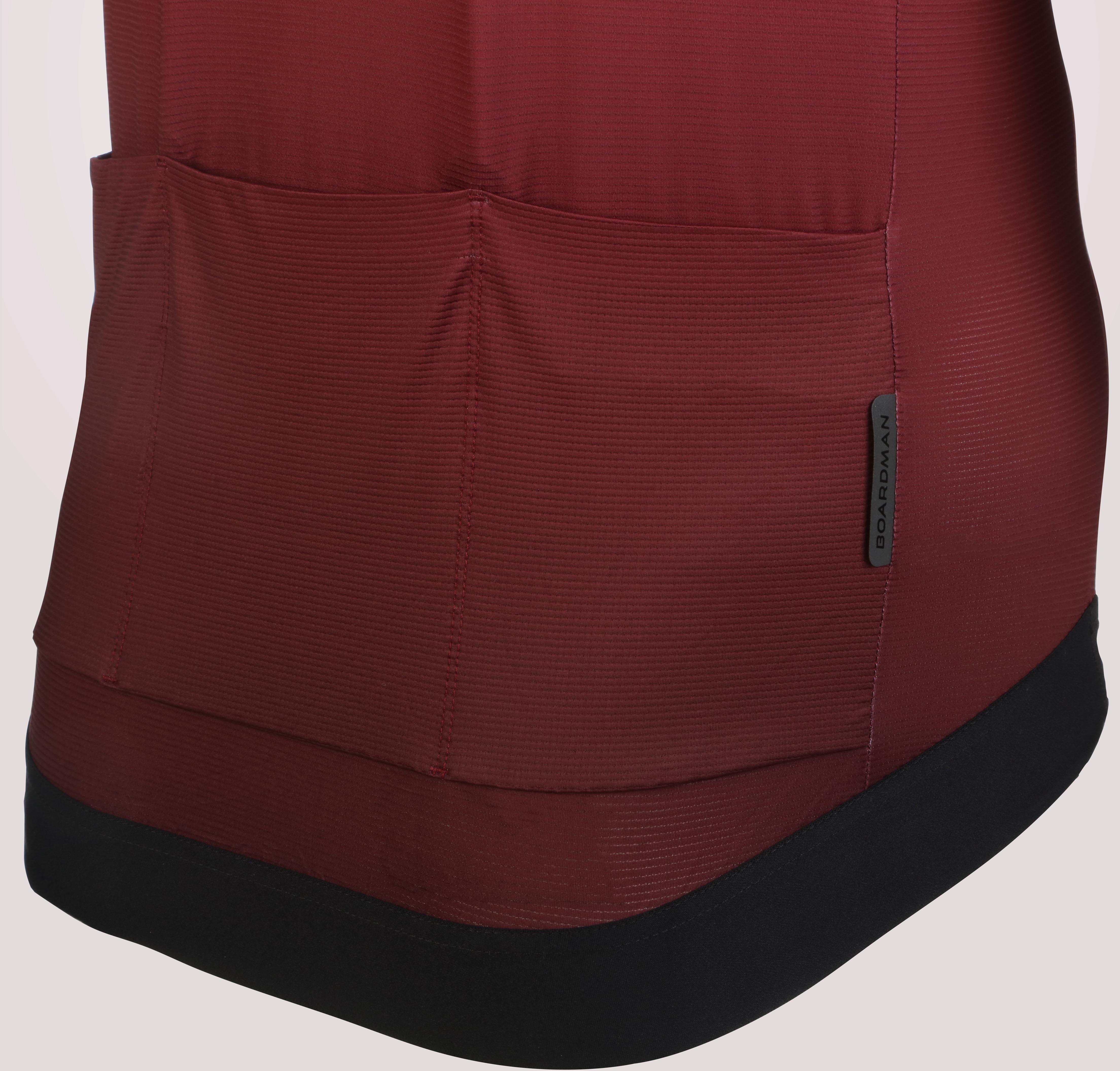 Boardman Mens 9 Series Short Sleeve Jersey, Burgundy