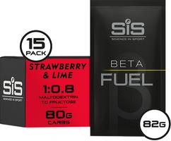Halfords SiS Sis Beta Fuel Energy, 15 Sachets - Strawberry And Lime | Extra 8% off for BC Members