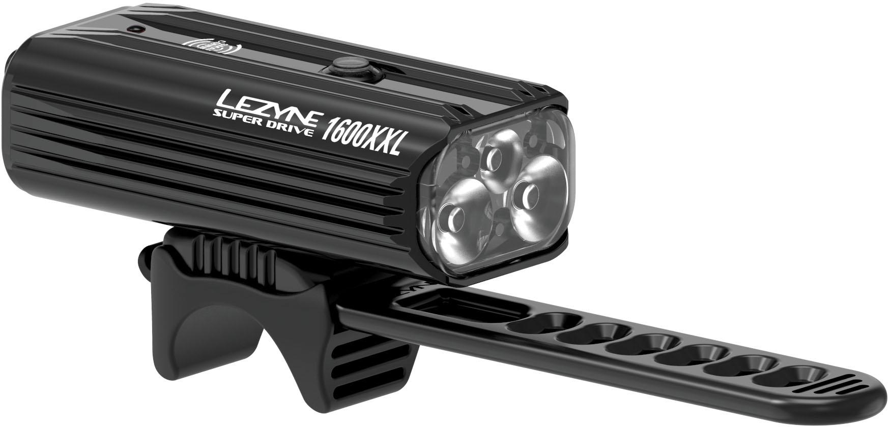 Lezyne Super Drive 1600Xxl Lumen Front Bike Light, Black/Hi Gloss