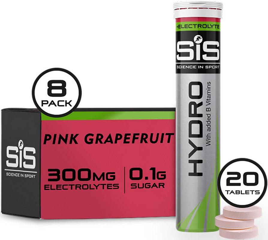 Halfords Sis Go Hydration 8X20 - Pink Grapefruit | Extra 8% off for BC Members