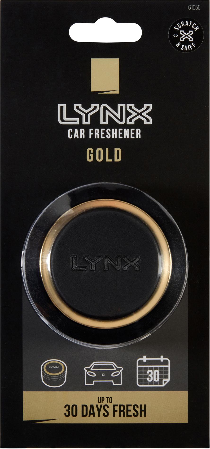 Lynx Gel Can Car Freshener Gold Halfords UK