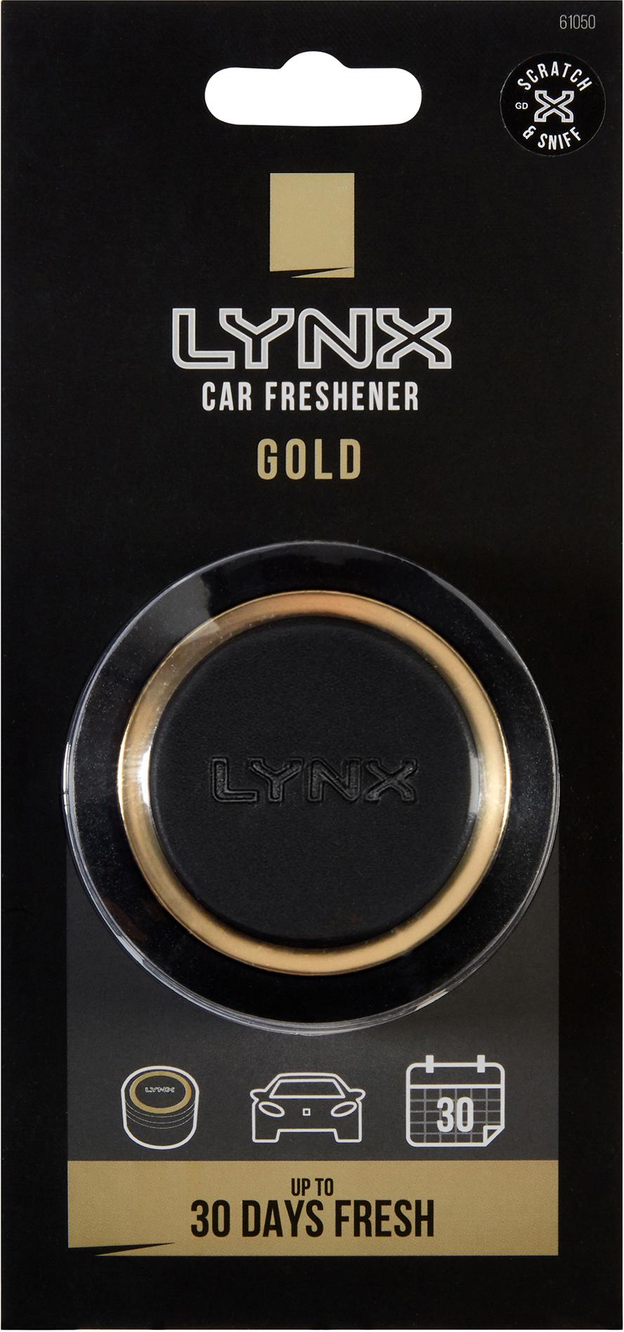 Lynx Gel Can Car Freshener - Gold