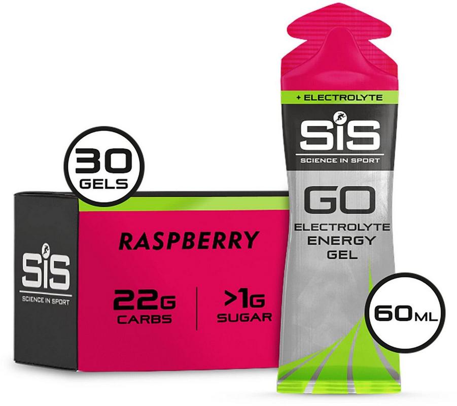Halfords SiS Sis Go+ Electrolyte, Raspberry 60Ml - 30Pk | Extra 8% off for BC Members