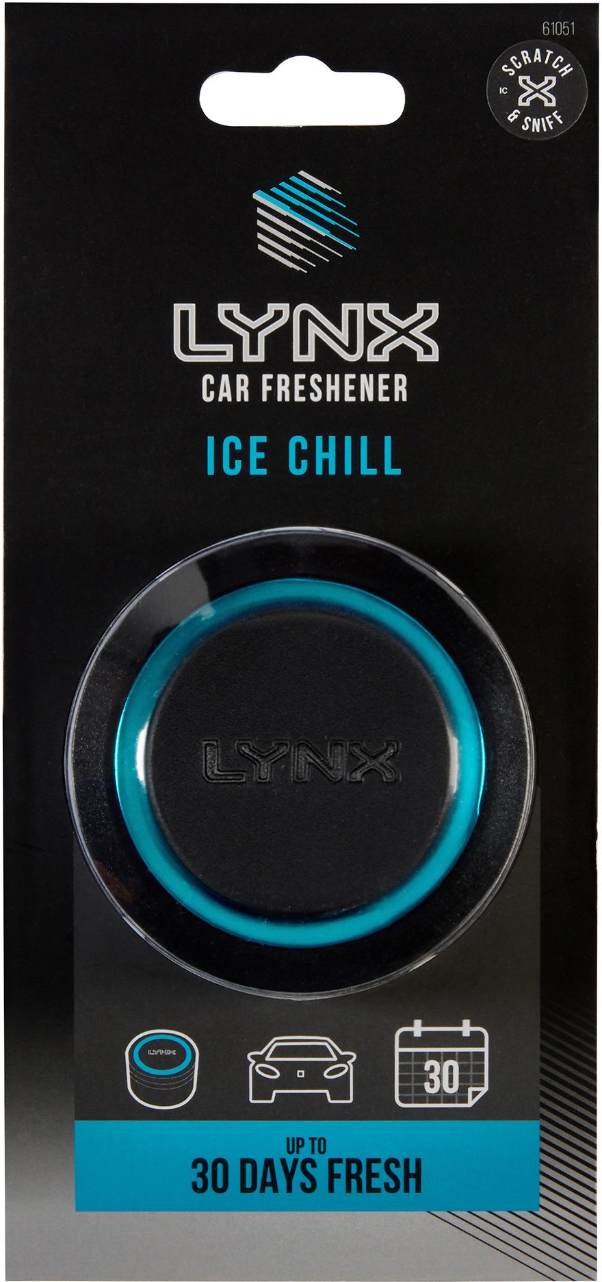 Lynx Gel Can Car Freshener Ice Chill Halfords UK