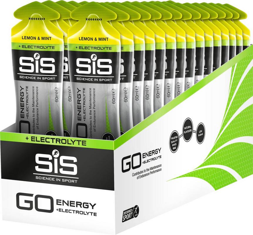 Halfords Sis Go+ Electrolyte, Lemon & Mint 60Ml - 30Pk | Extra 8% off for BC Members