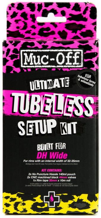 Muc-Off Ultimate Tubeless Kit, 35mm Tape/44mm Valves