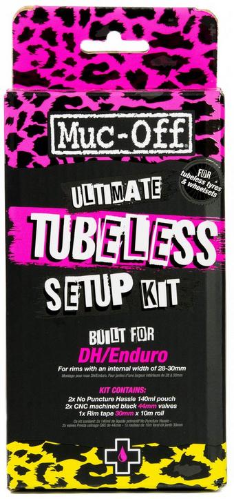Muc-Off Ultimate Tubeless Kit, 30mm Tape/44mm Valves