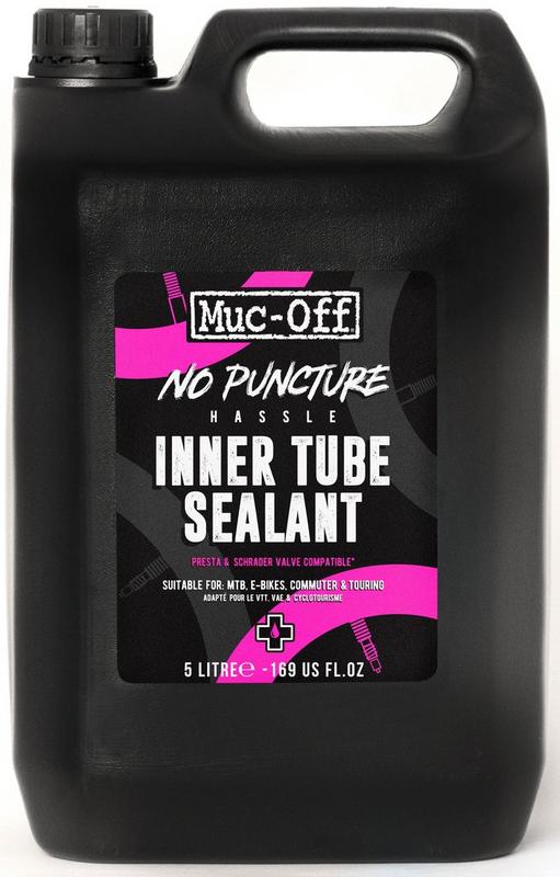 Halfords Muc-Off No Puncture Hassle Inner Tube Sealant, 5 Litre | Extra 8% off for BC Members