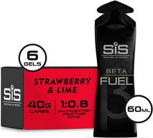 Halfords SiS Sis Beta Fuel Energy Gel 6Pk - Strawberry And Lime | Extra 8% off for BC Members