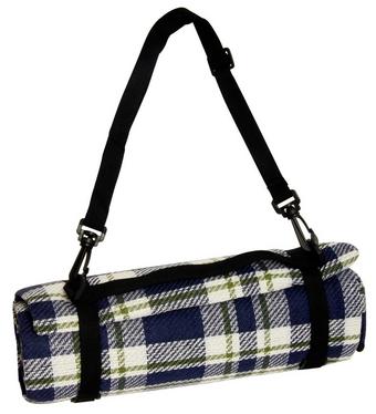 Halfords Waterproof Tartan Picnic Blanket XL