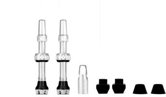 Halfords Muc-Off Tubeless Valves V2, 44mm Silver | Extra 8% off for BC Members