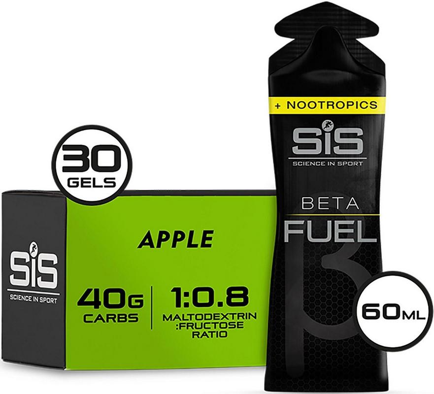 Halfords Sis Beta Fuel Gel +Nootropics 30Pk - Apple | Extra 8% off for BC Members