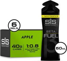 Halfords SiS Sis Beta Fuel Gel+ Nootropics 6Pk - Apple | Extra 8% off for BC Members