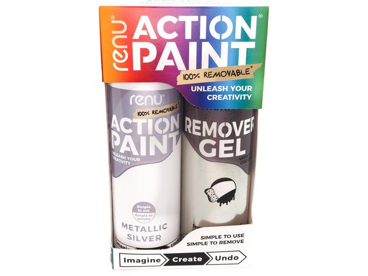 Renu Action Paint PRO Pack Metallic Silver