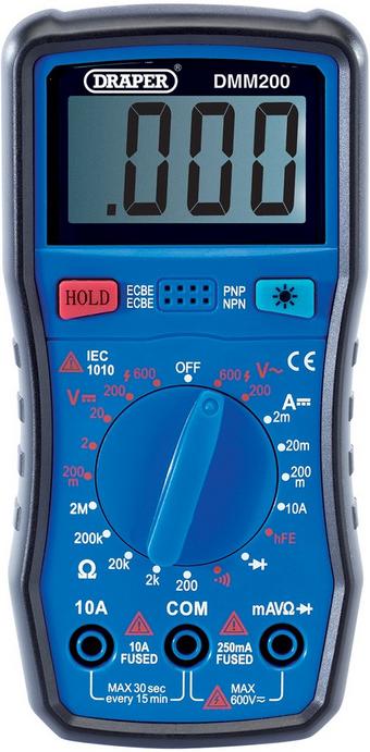 Draper Manual Ranging Digital Multimeter