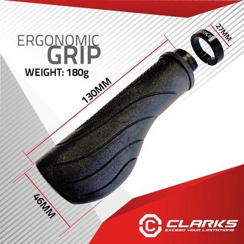 Clarks Comfort Bike Grips Black