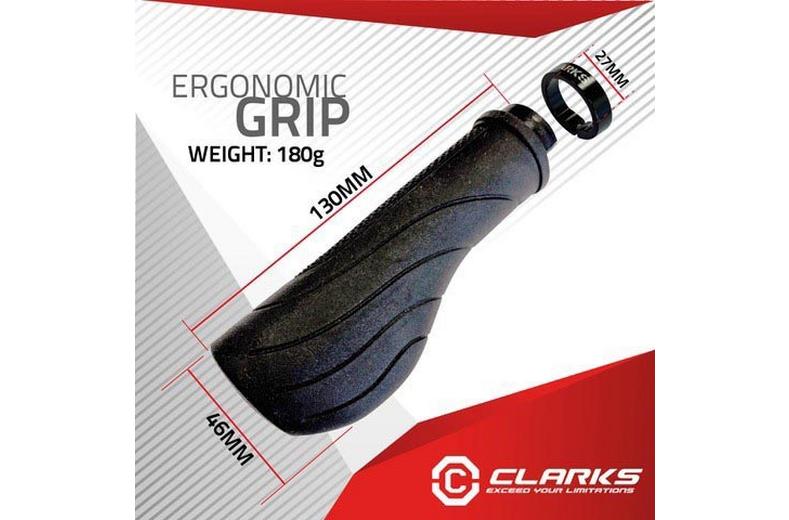 Clarks Comfort Bike Grips Black Clarks Comfort Bike Grips Black