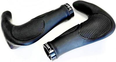 Clarks Ergonomic Bike Grips Black Clarks Ergonomic Bike Grips Black