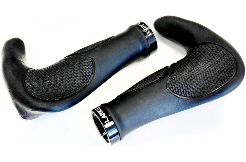 Clarks Ergonomic Bike Grips Black Clarks Ergonomic Bike Grips Black