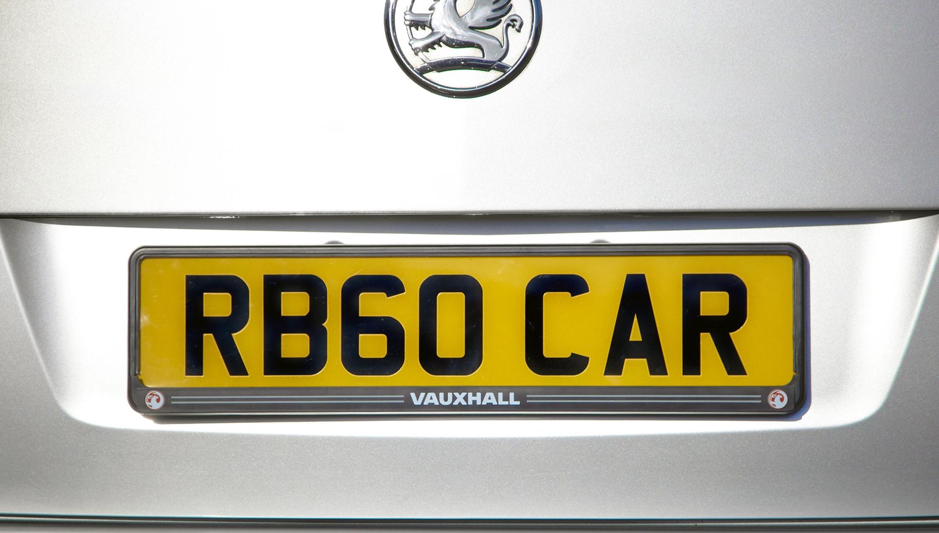 Richbrook Vauxhall Number Plate Surround