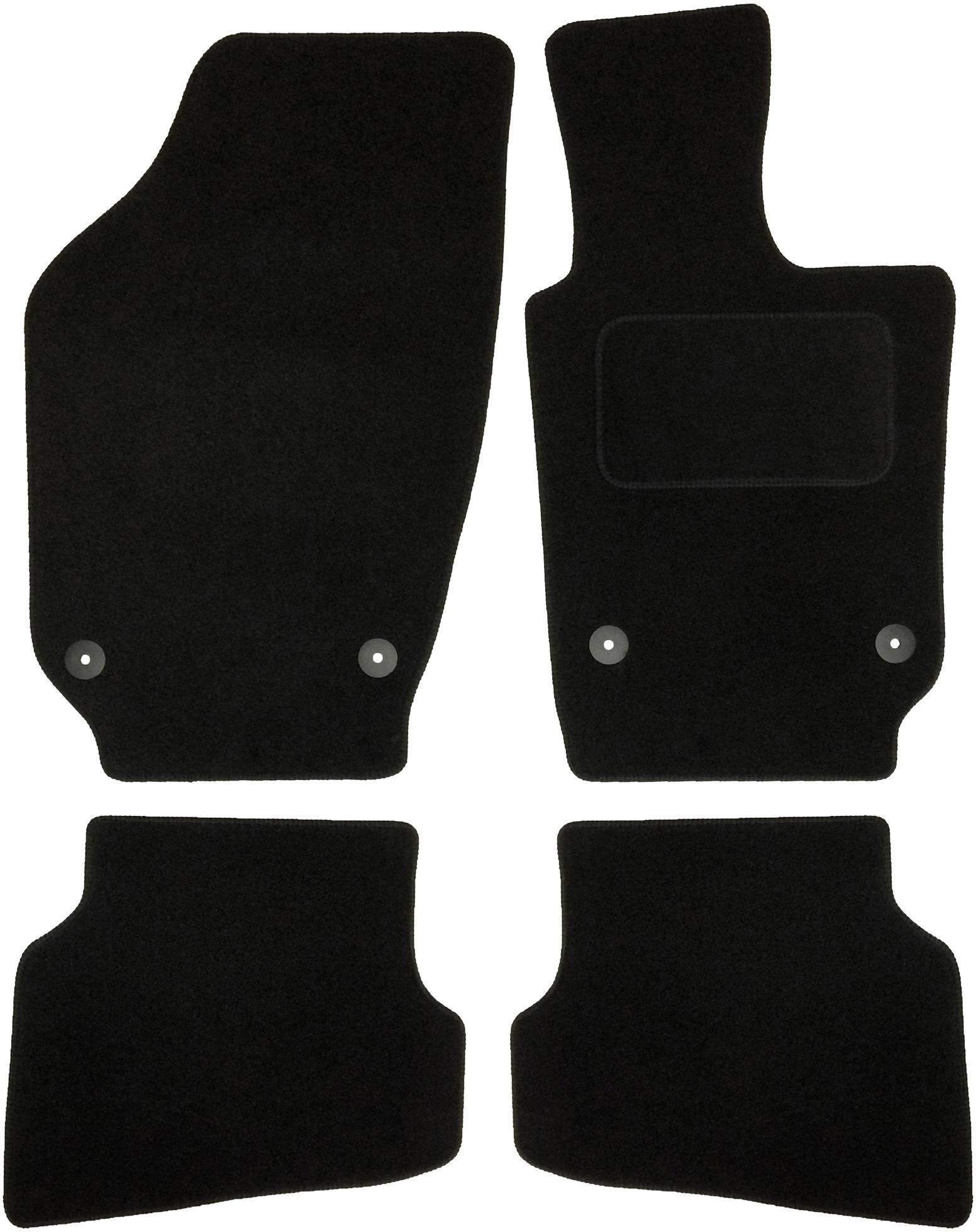 Halfords Volkswagen Polo Mk5 2009-17 Set Of 4 Standard Car Mats