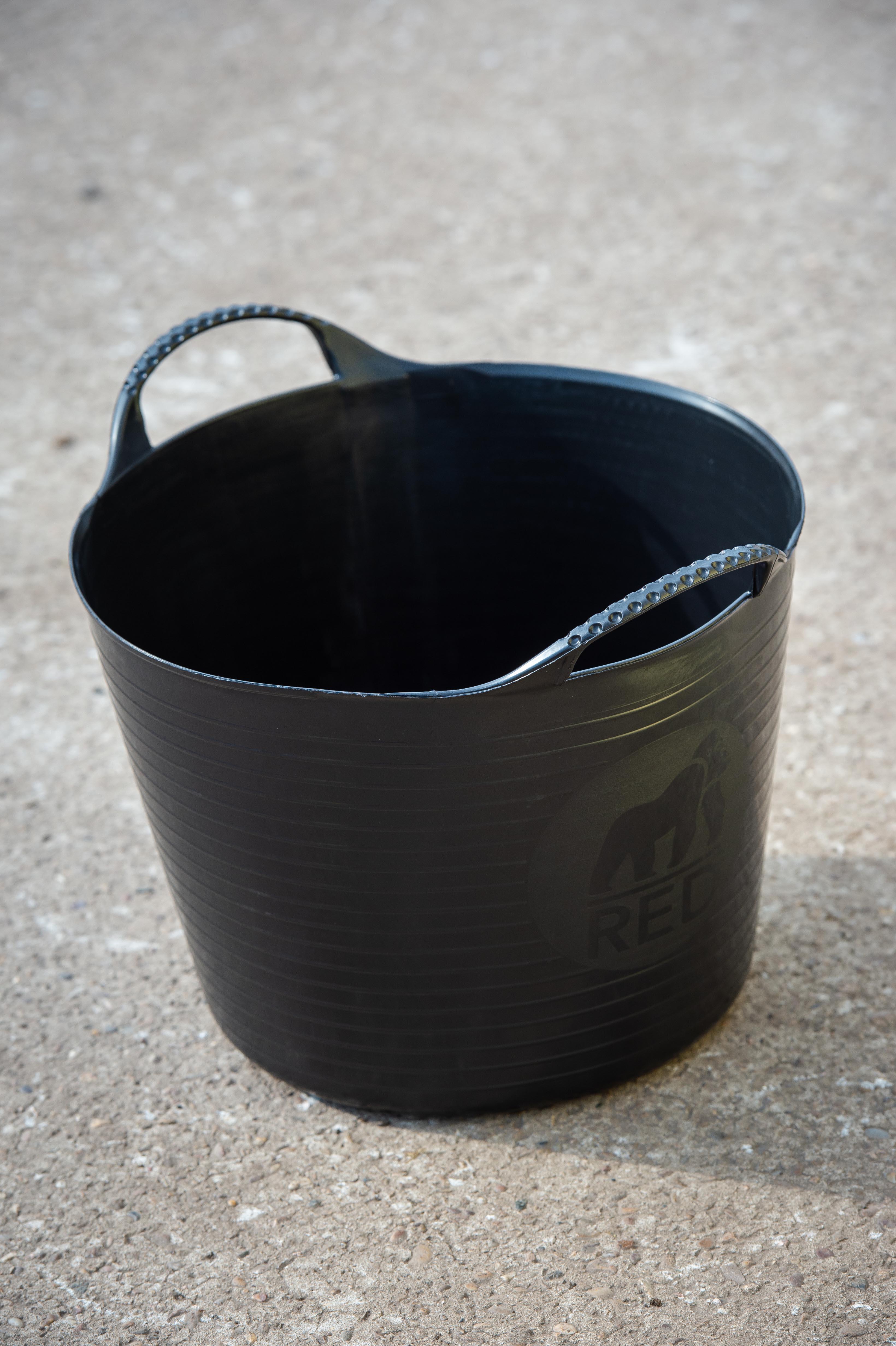 38L Black Flexible Tub