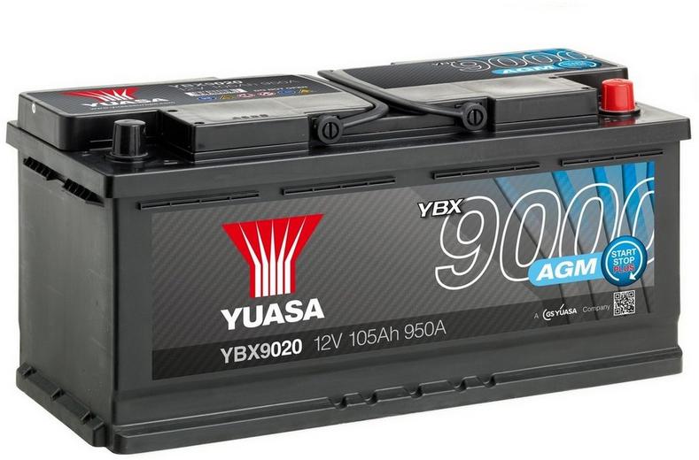 Yuasa 5 Year Guarantee YBX9020 Start/Stop 12V AGM Car Battery Yuasa 5 Year Guarantee YBX9020 Start/Stop 12V AGM Car Battery