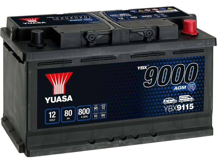 Yuasa AGM115 Start/Stop Battery