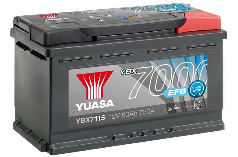 Yuasa 4 Year Guarantee YBX7115 Start/Stop 12V EFB Car Battery Yuasa 4 Year Guarantee YBX7115 Start/Stop 12V EFB Car Battery