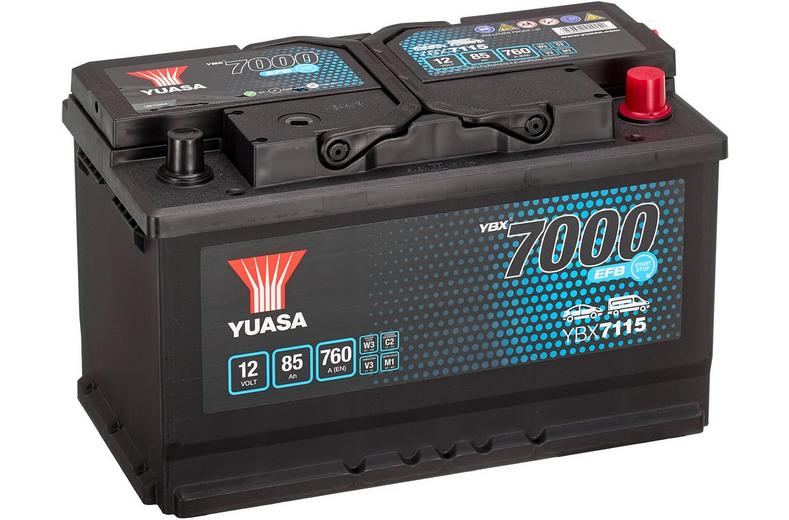 Yuasa 5 Year Guarantee YBX7115 Start/Stop 12V EFB Car Battery Yuasa 5 Year Guarantee YBX7115 Start/Stop 12V EFB Car Battery