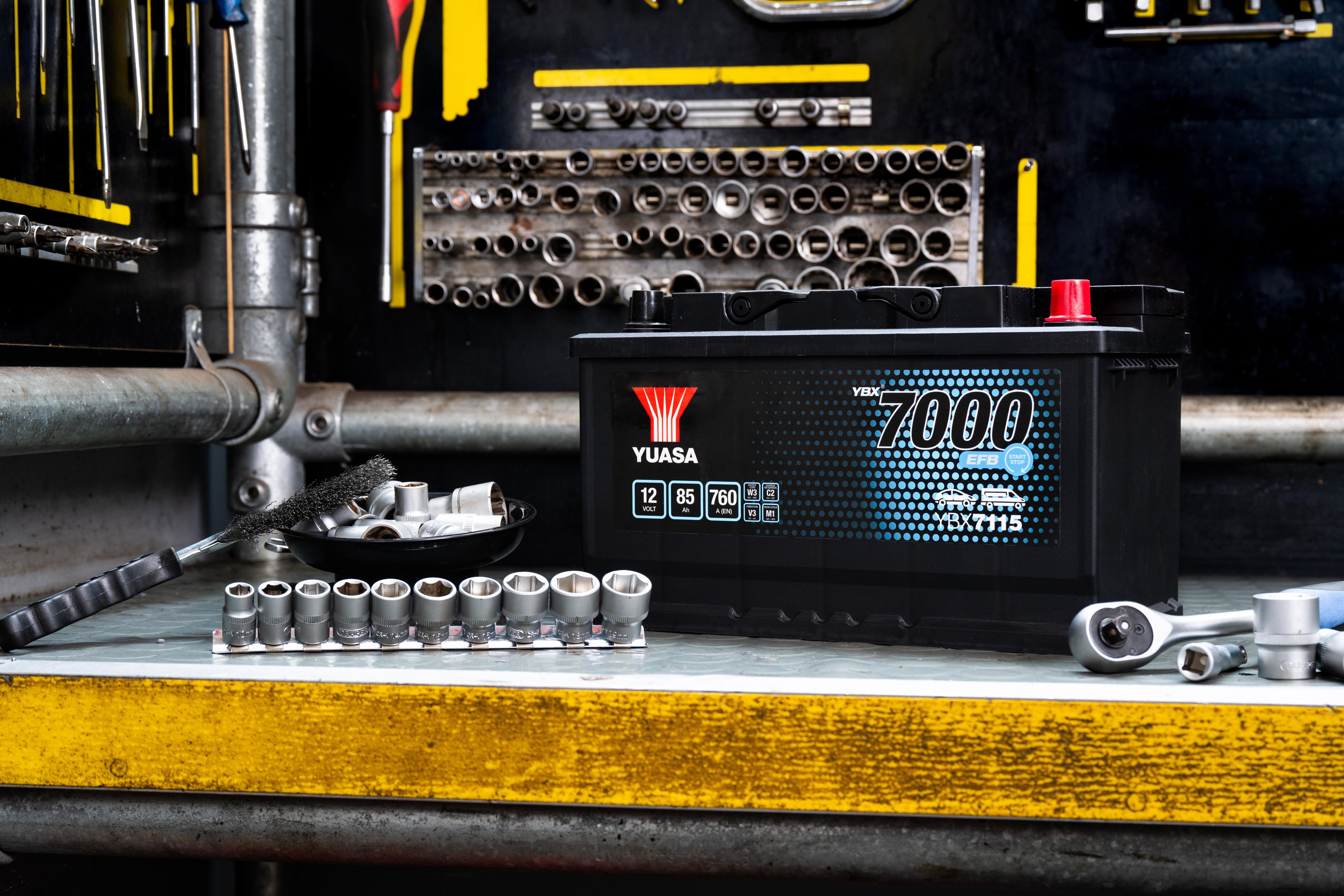 Yuasa 5 Year Guarantee YBX7115 Start/Stop 12V EFB Car Battery